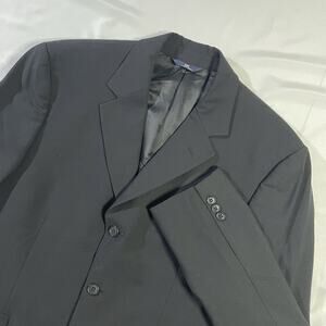 Brooks Brothers Blazer Mens 40S Black 346 Stretch Wool Blend Sport Coat Jacket